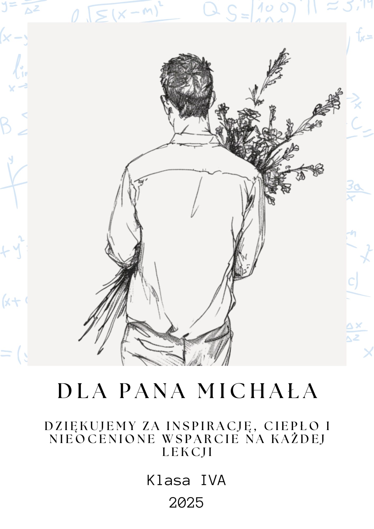 Personalizowany Plakat z Podziękowaniem na Dzień Nauczyciela dla Nauczyciela