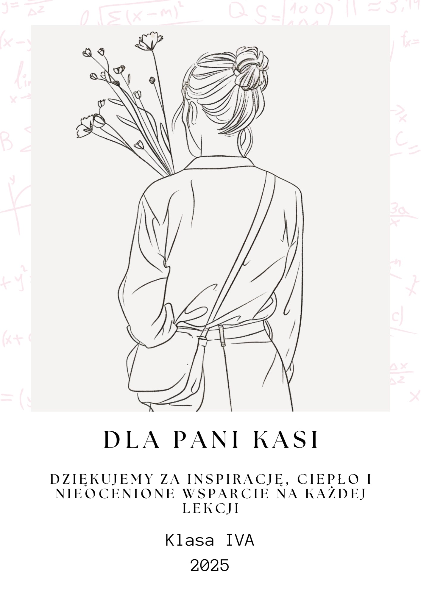 Personalizowany Plakat z Podziękowaniem na Dzień Nauczyciela dla Nauczycielki