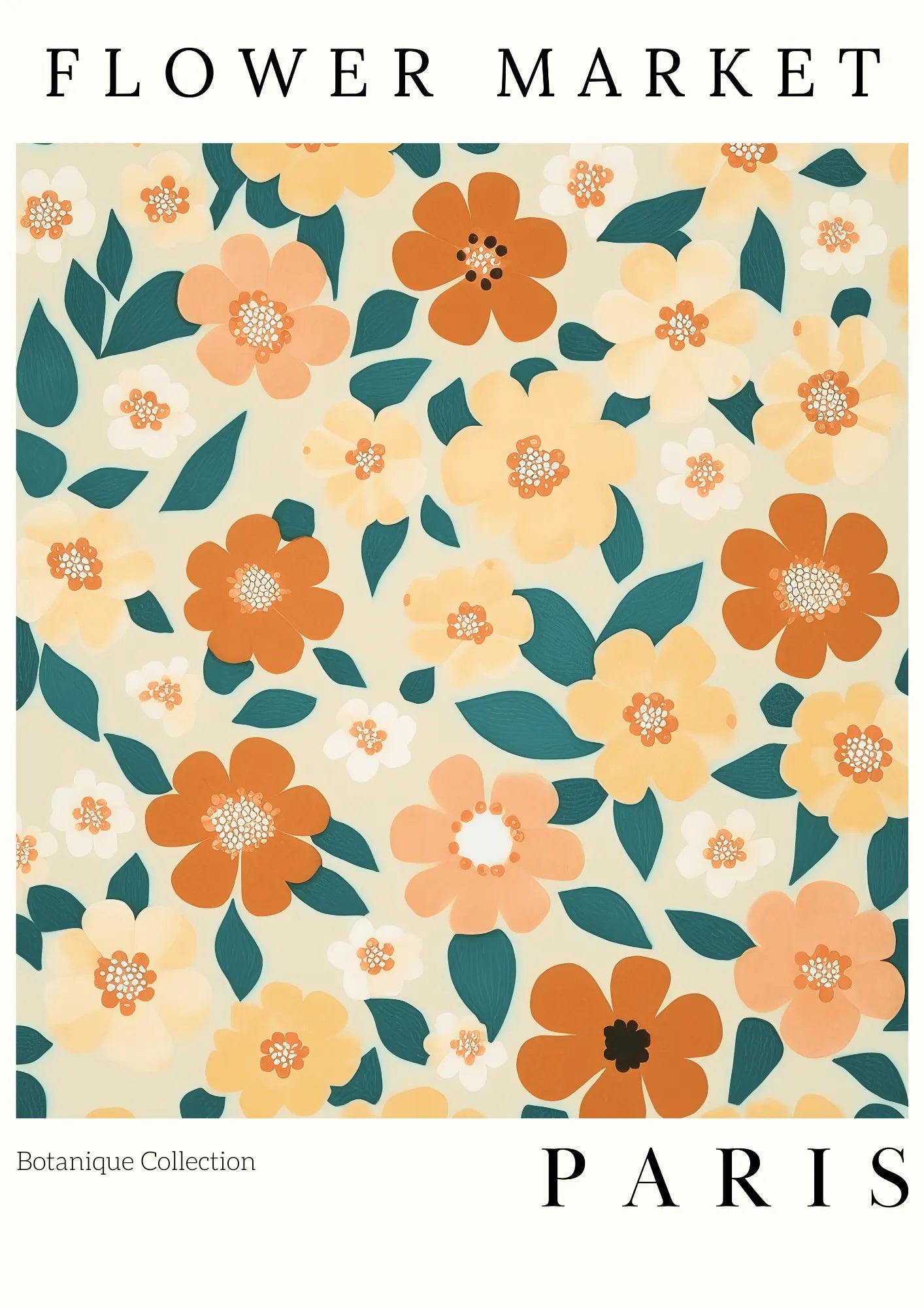 Paris Flower Market Plakat