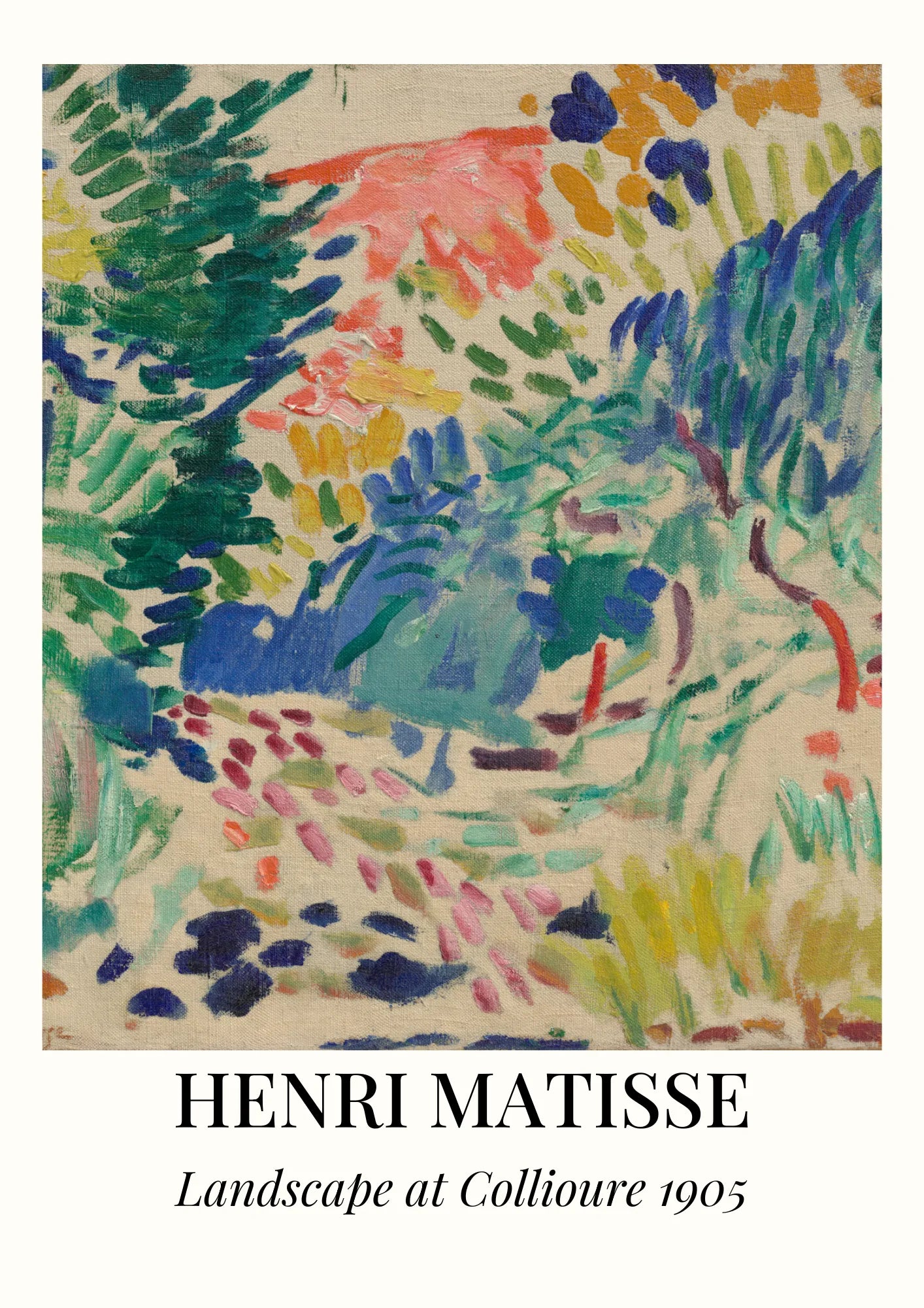 Henri Matisse Pejzaż w Collioure 1905 Plakat