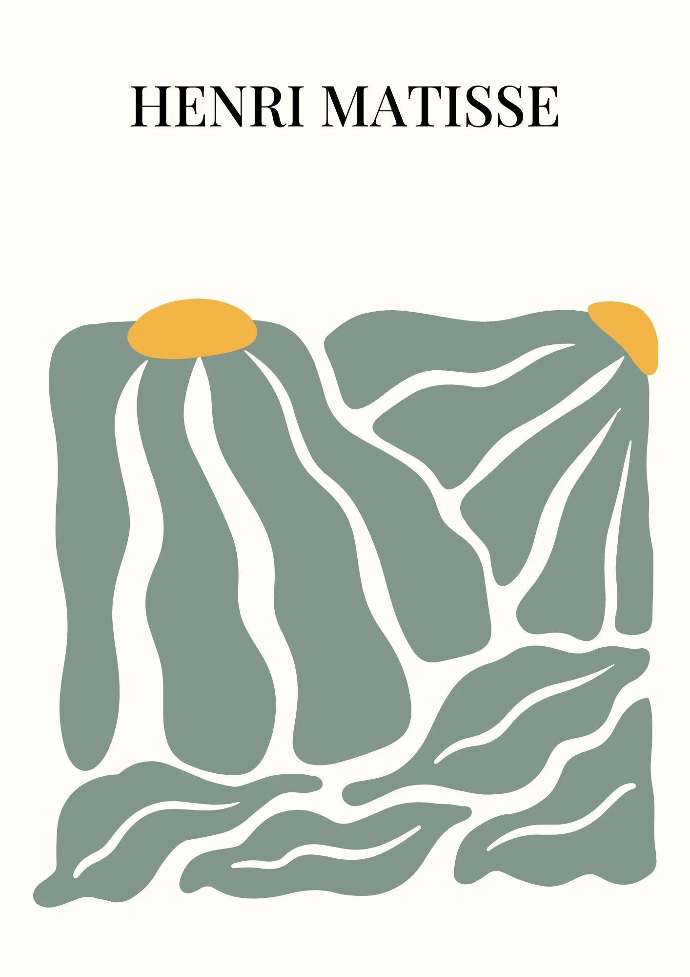 Henri Matisse Abstrakcyjne Kwiaty Plakat