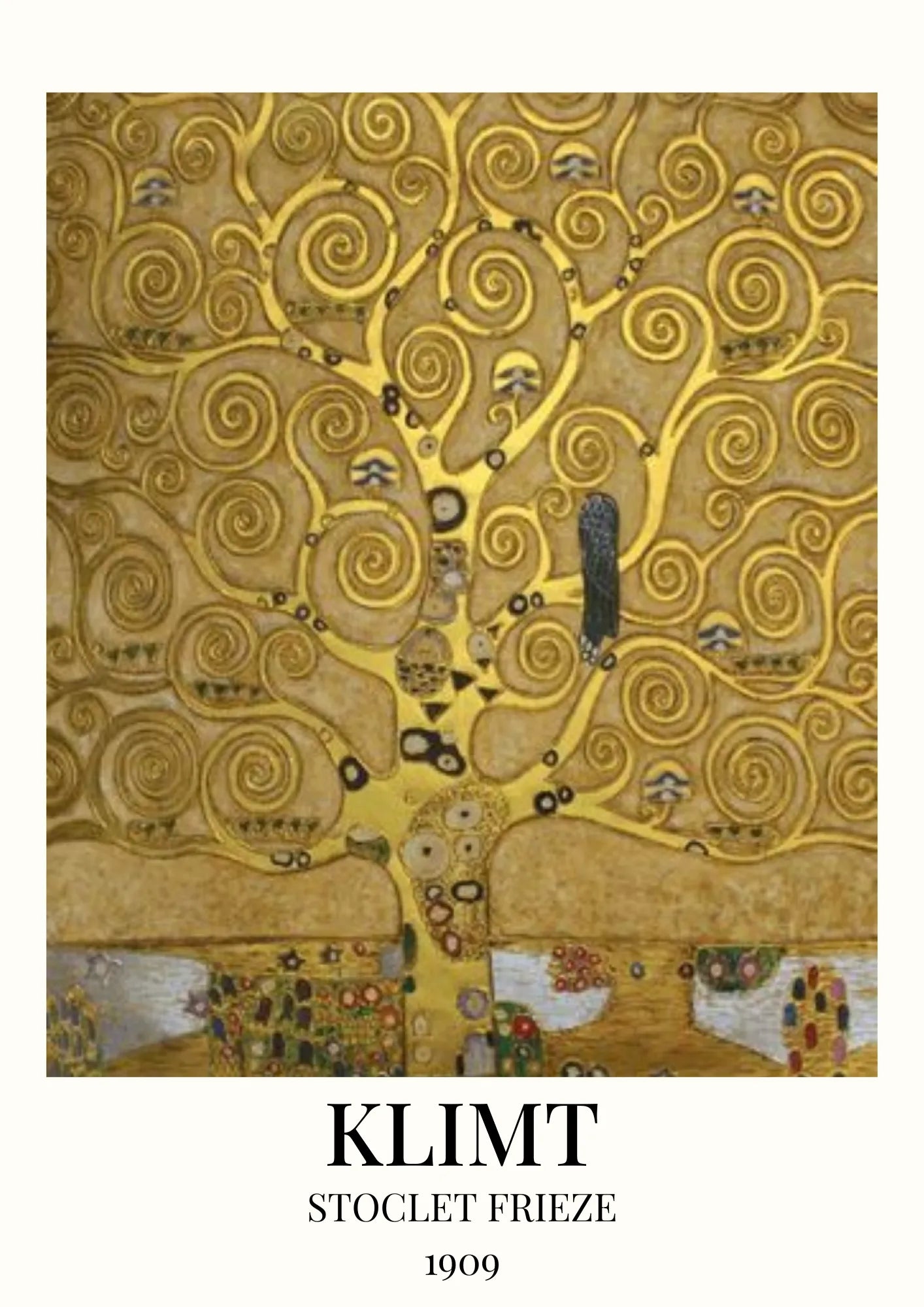 Klimt Fryz Stoclet 1909 Plakat