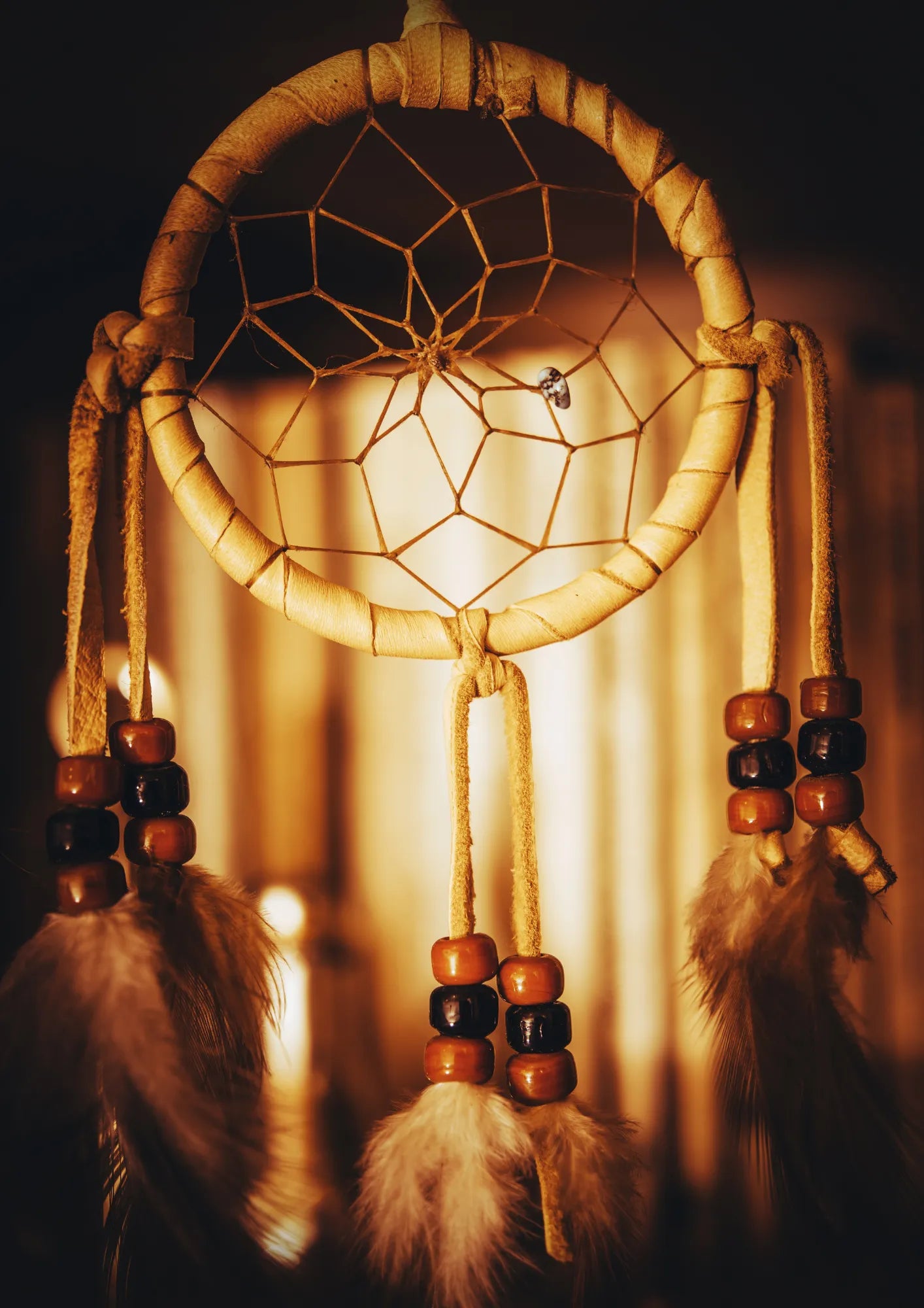 Łapacz Snów w Ciepłych Tonacjach Plakat