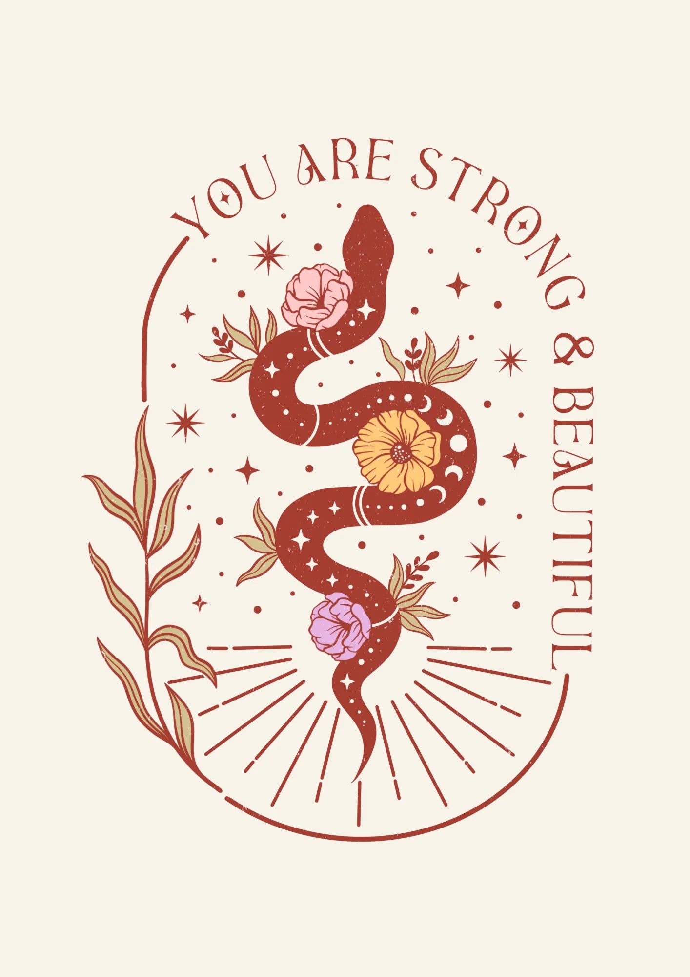 Siła i Piękno Wężowego Uroku Plakat