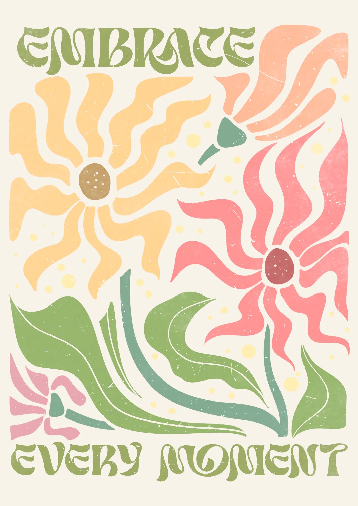 Rozkwitaj Pomimo Trudności Motyl Plakat