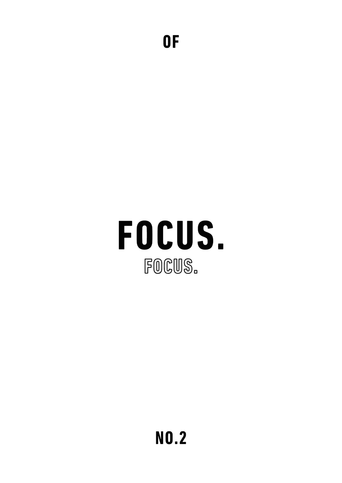 Focus on Success Plakat