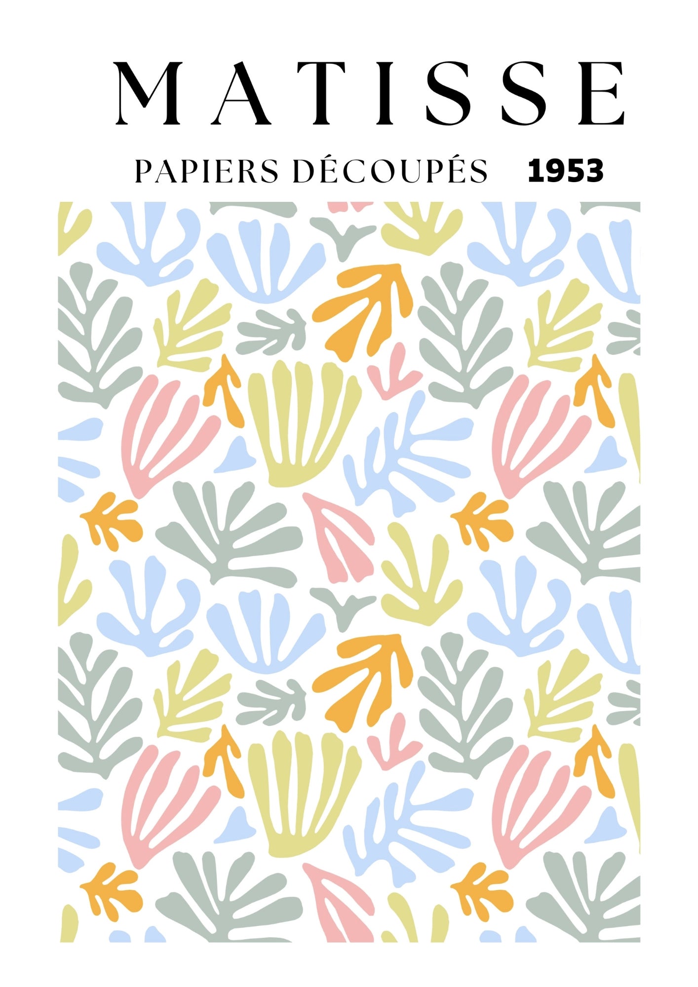 Matisse Kolorowe Organiczne Formy Plakat
