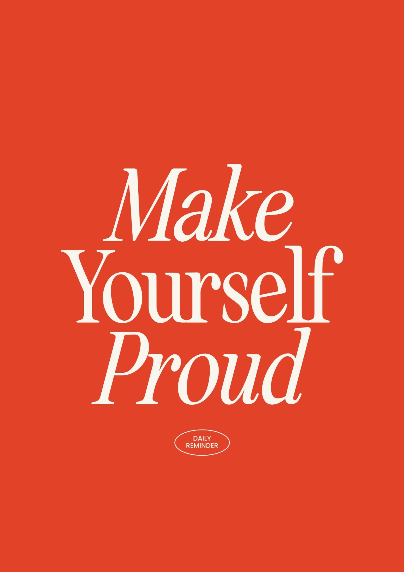 Codzienna Inspiracja i Dumna Motywacja Plakat