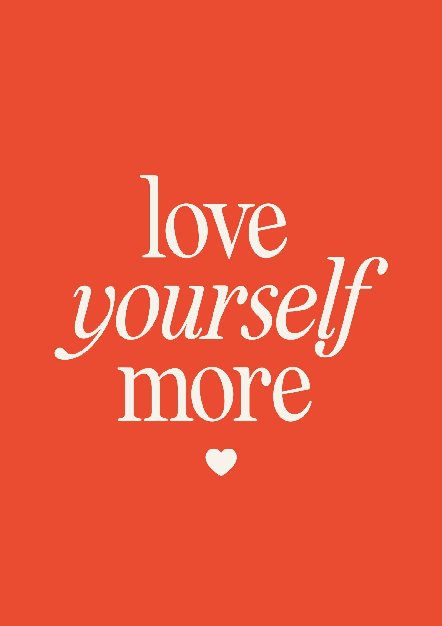 Pokochaj Siebie Jeszcze Bardziej Plaka