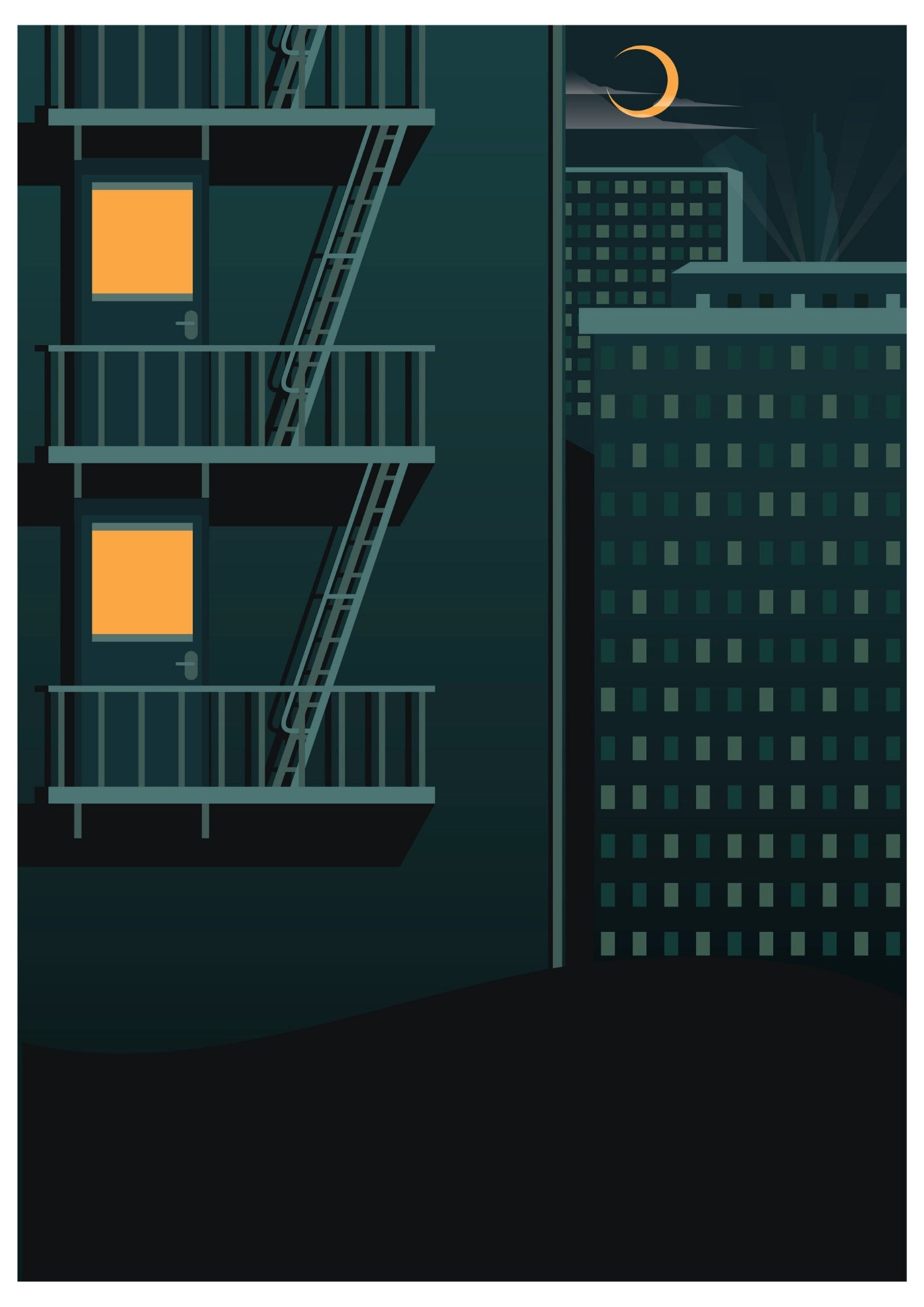 Miejski Nocny Spokój - Plakat