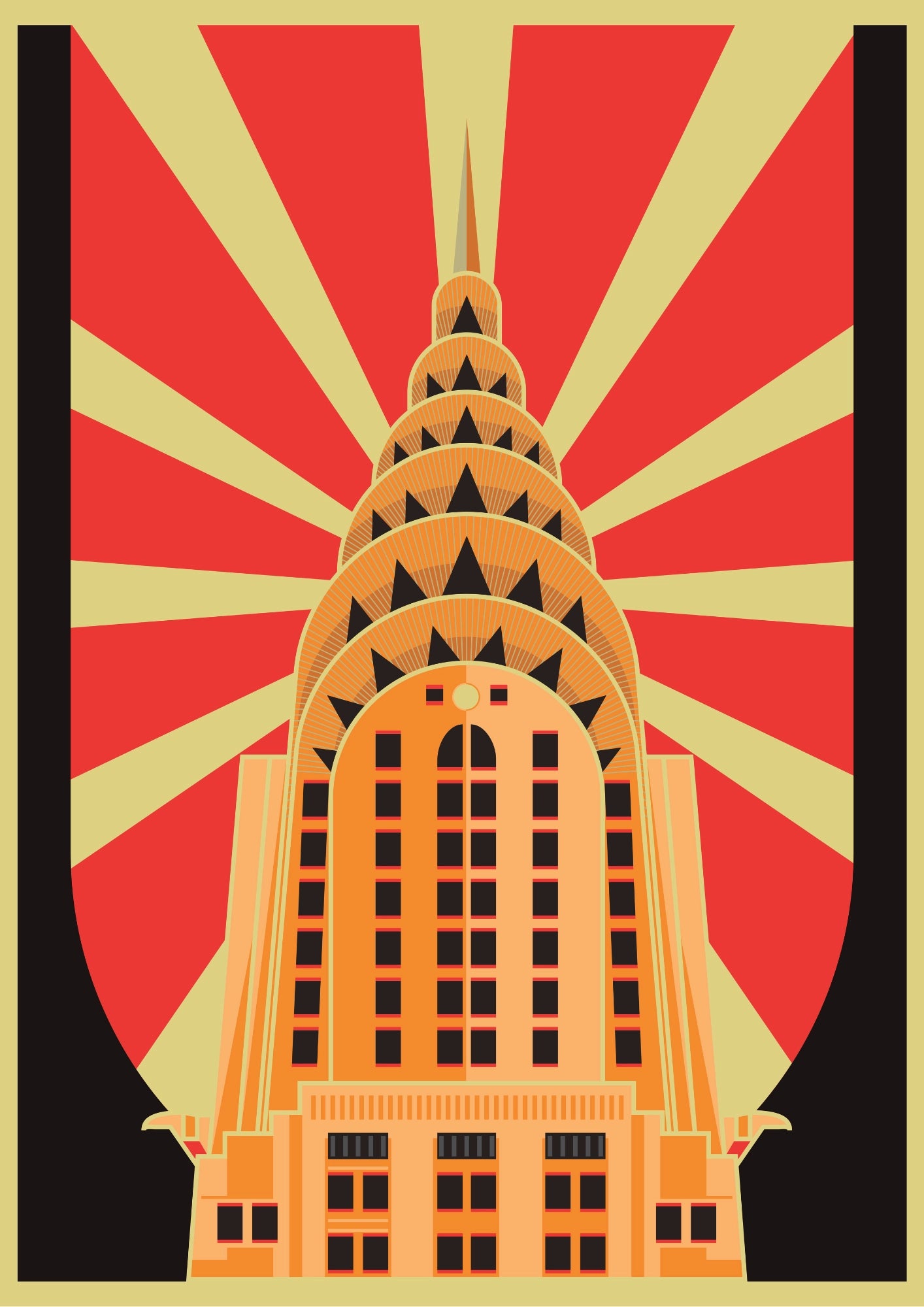 Ikoniczny Wieżowiec Chrysler - Plakat