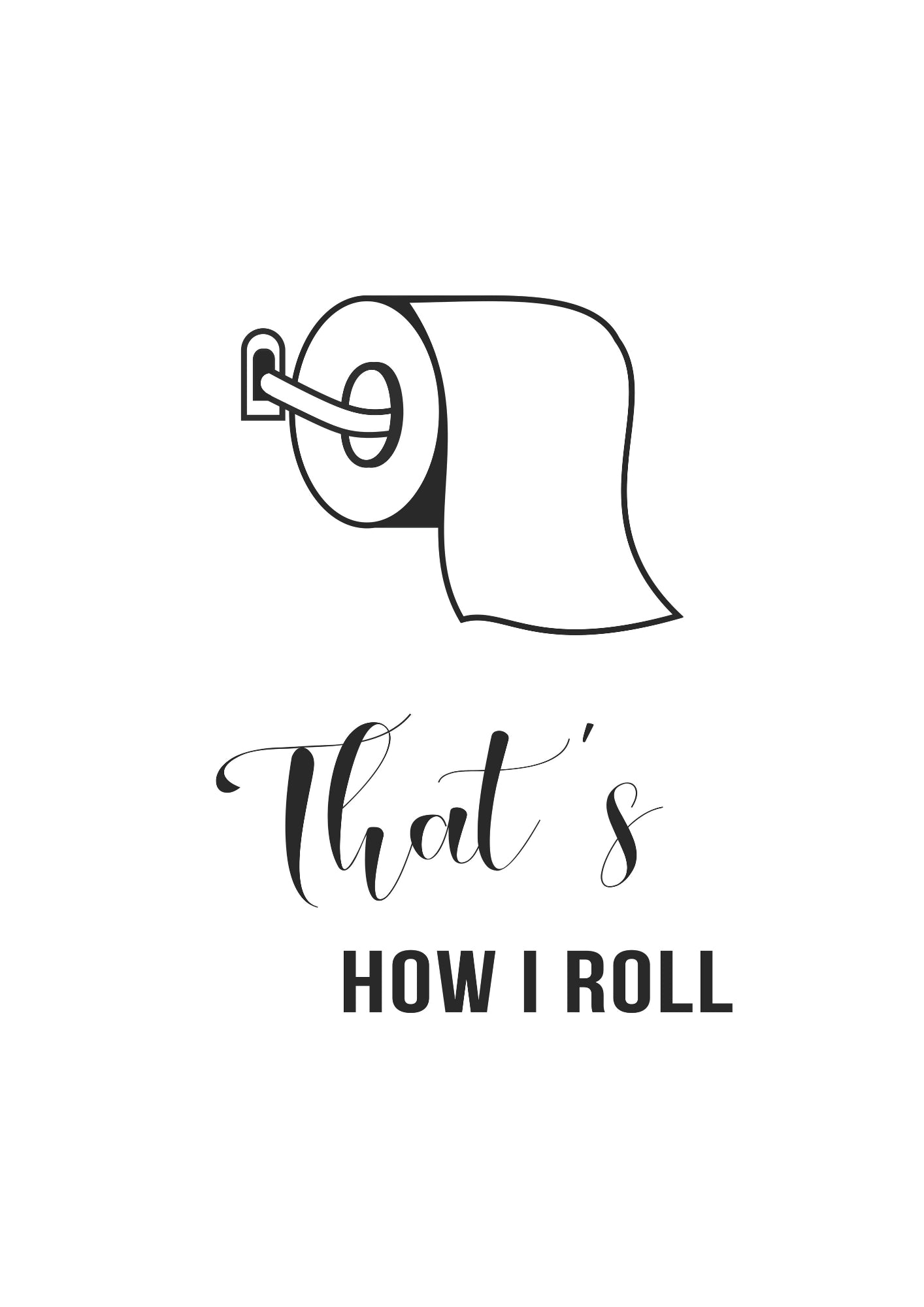 Papier Toaletowy Humor Plakat