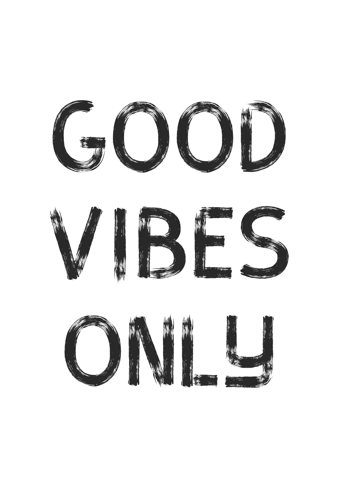 Pozytywne Wibracje Każdego Dnia Plakat