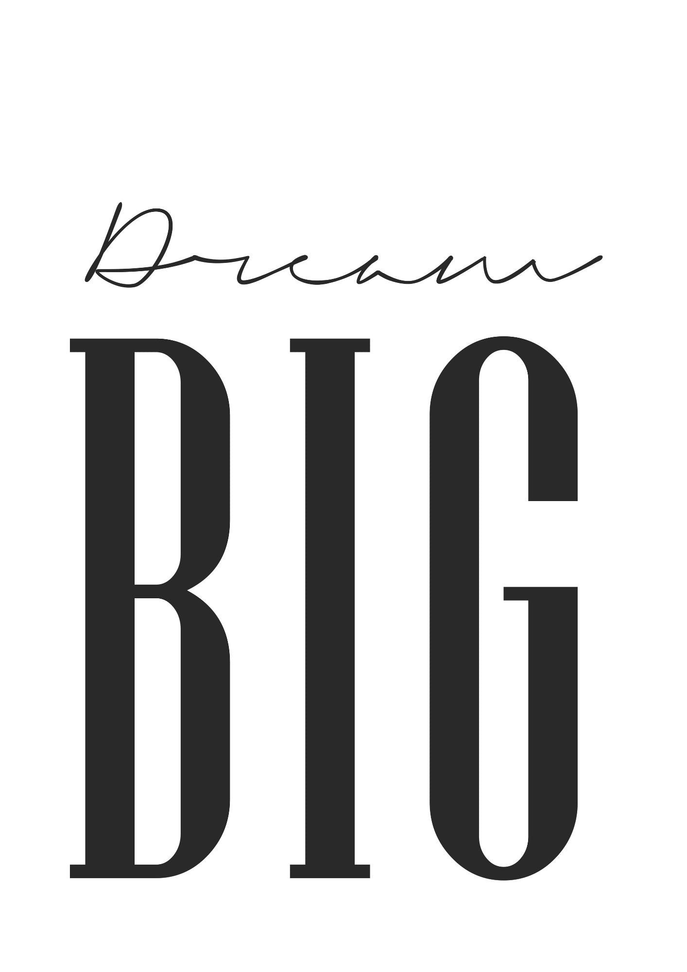 Marzenia Sięgaj Wyżej Plakat