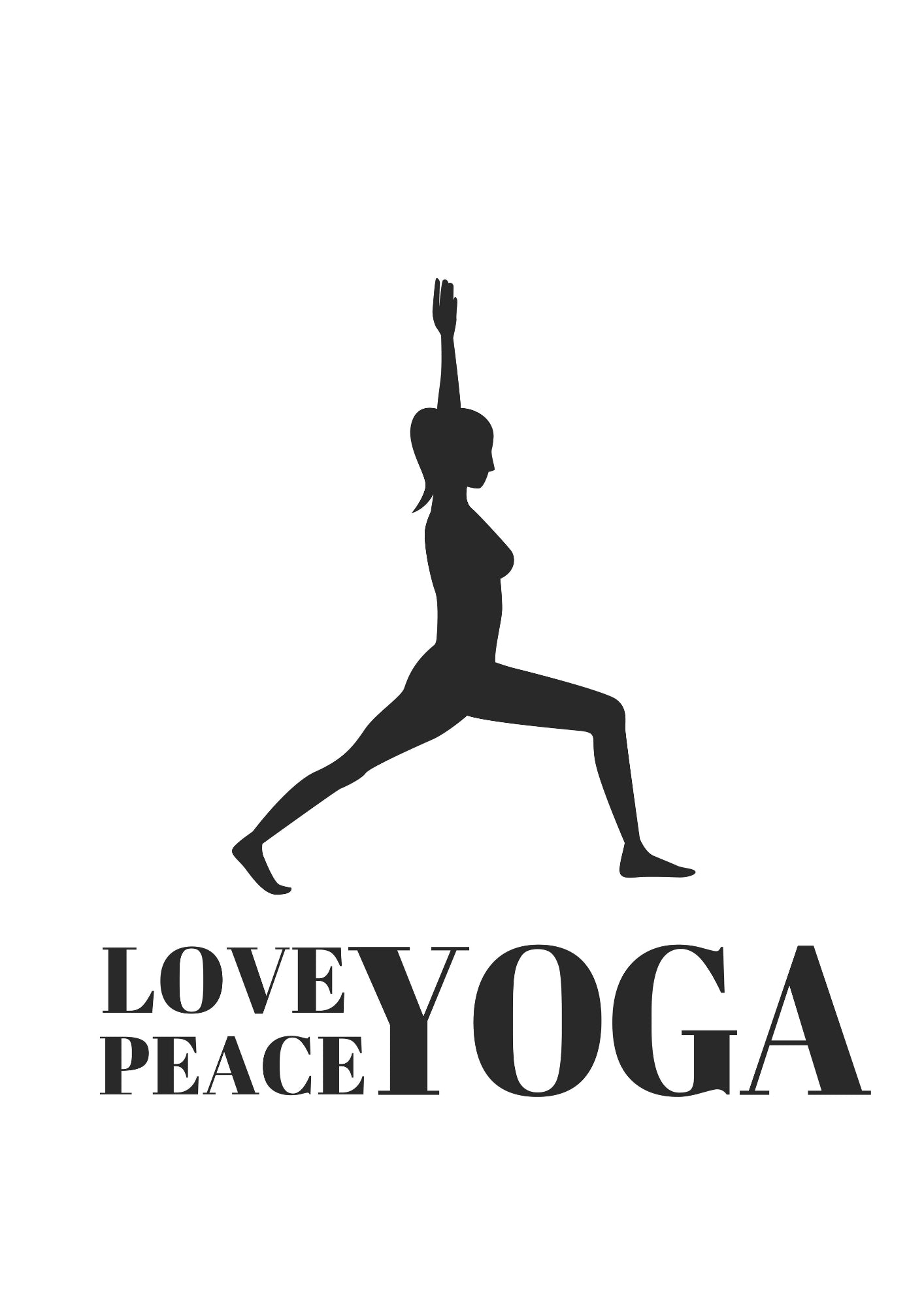 Harmonia Spokoju Jogi Plakat