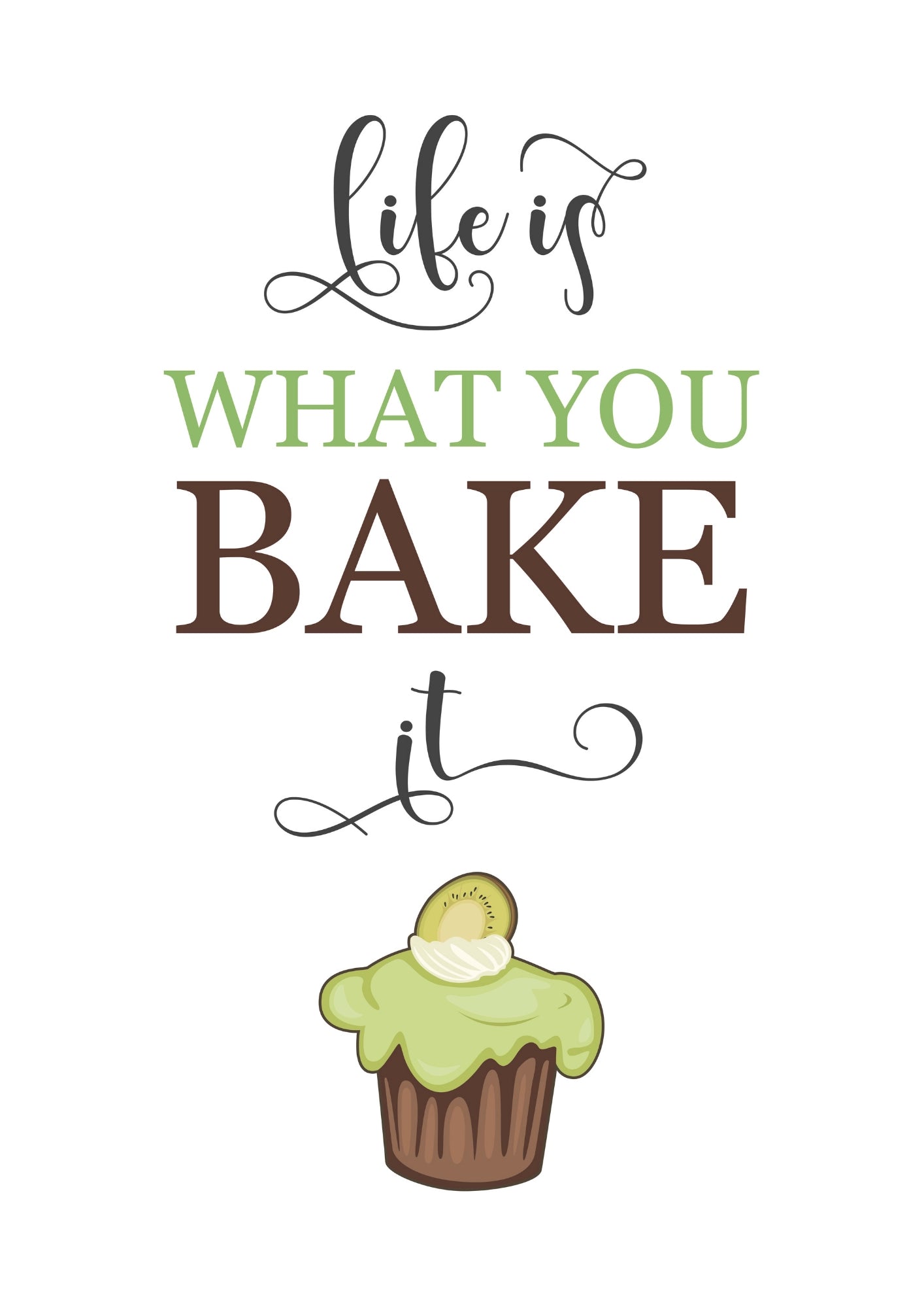 Życie To Co Upieczesz Plakat