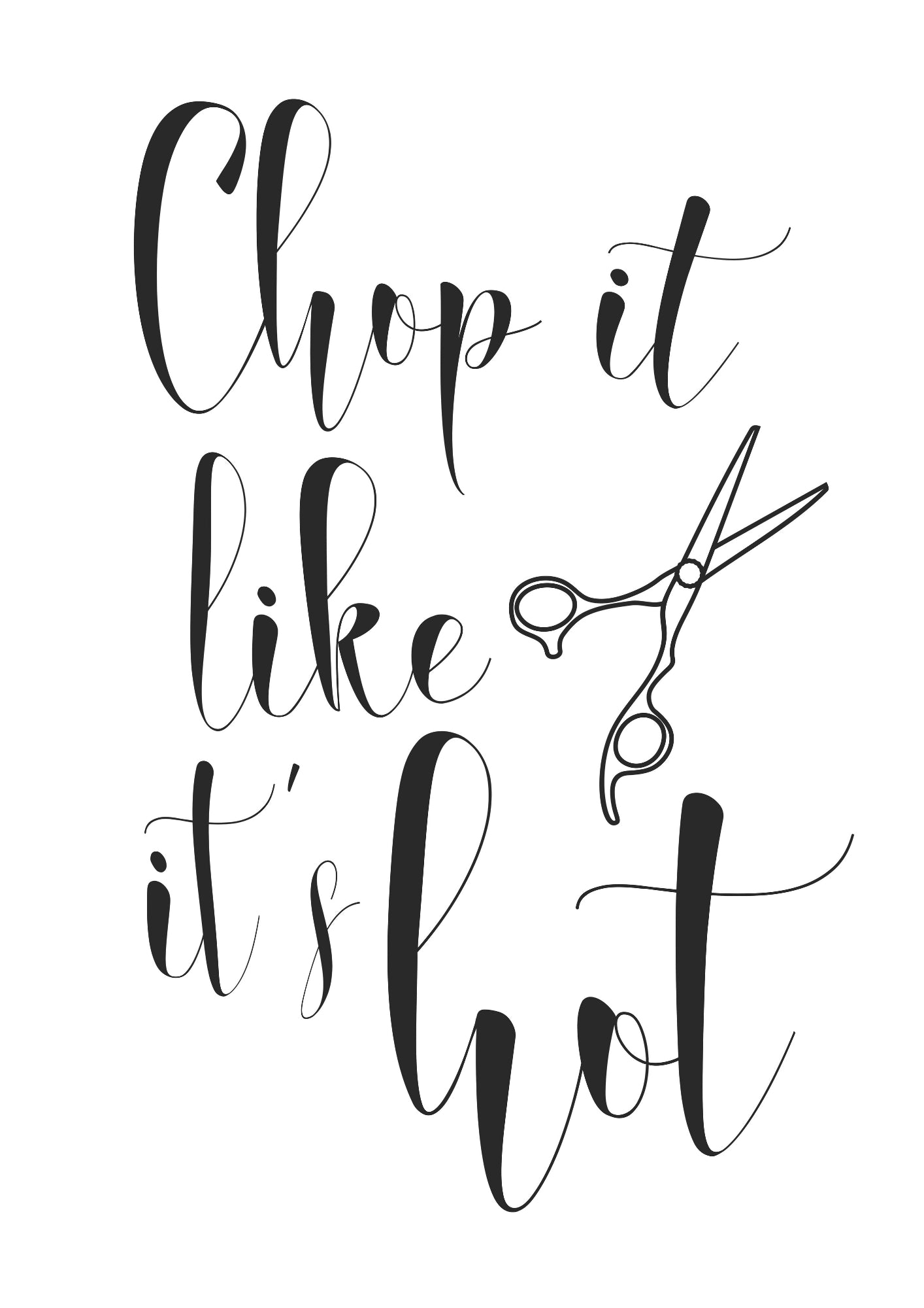 Fryzjerskie Inspiracje Dla Stylu Plakat