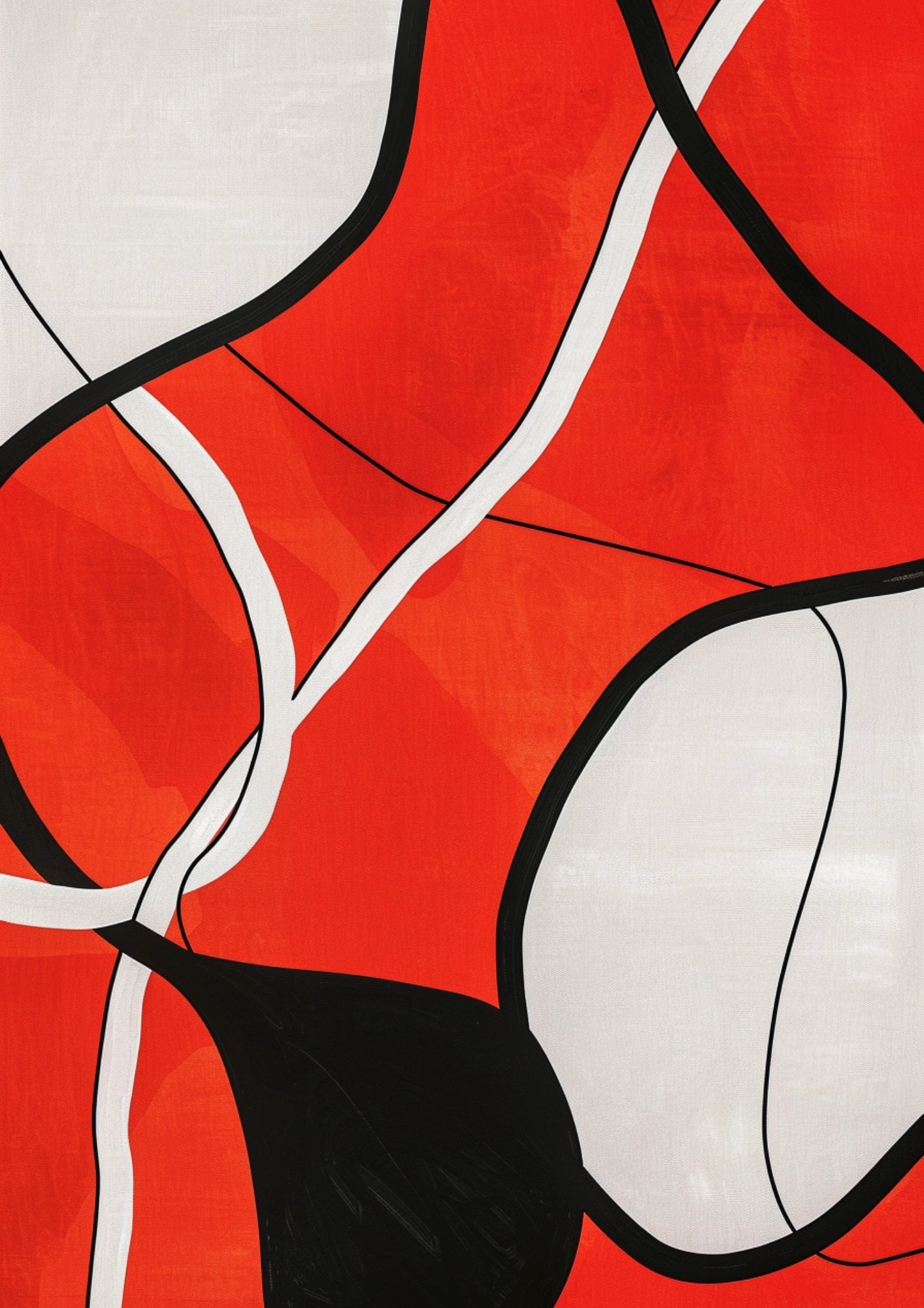 Abstrakcyjna Energia Ruchu Plakat