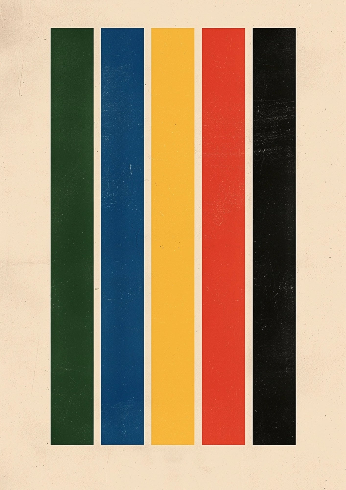 Kolorowe Linie Minimalizm Plakat