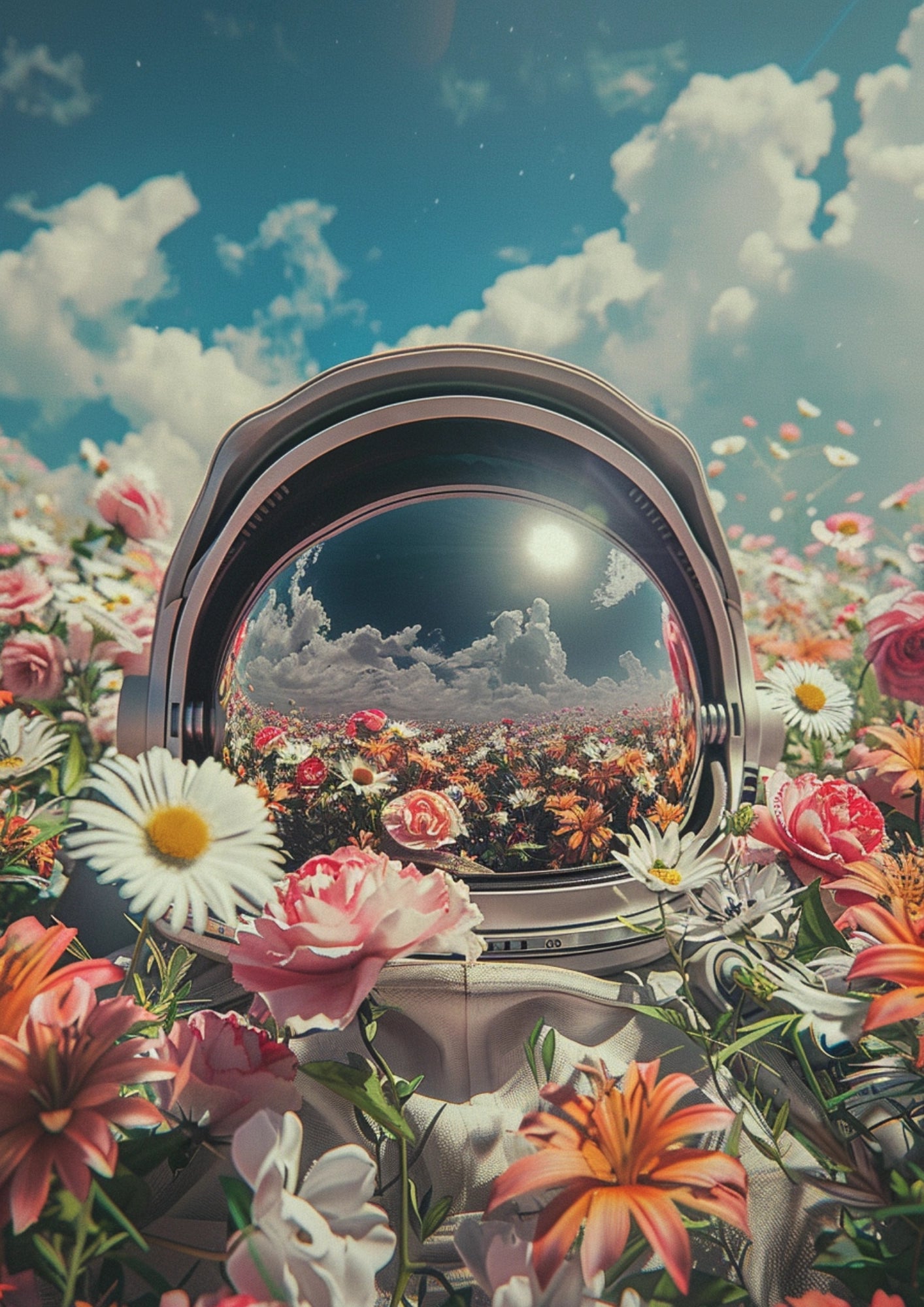 Kosmiczny Ogród w Hełmie Plakat