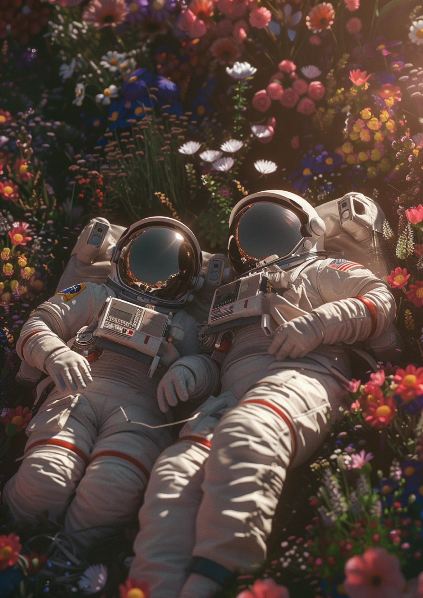 Odpoczynek Kosmicznych Podróżników Plakat