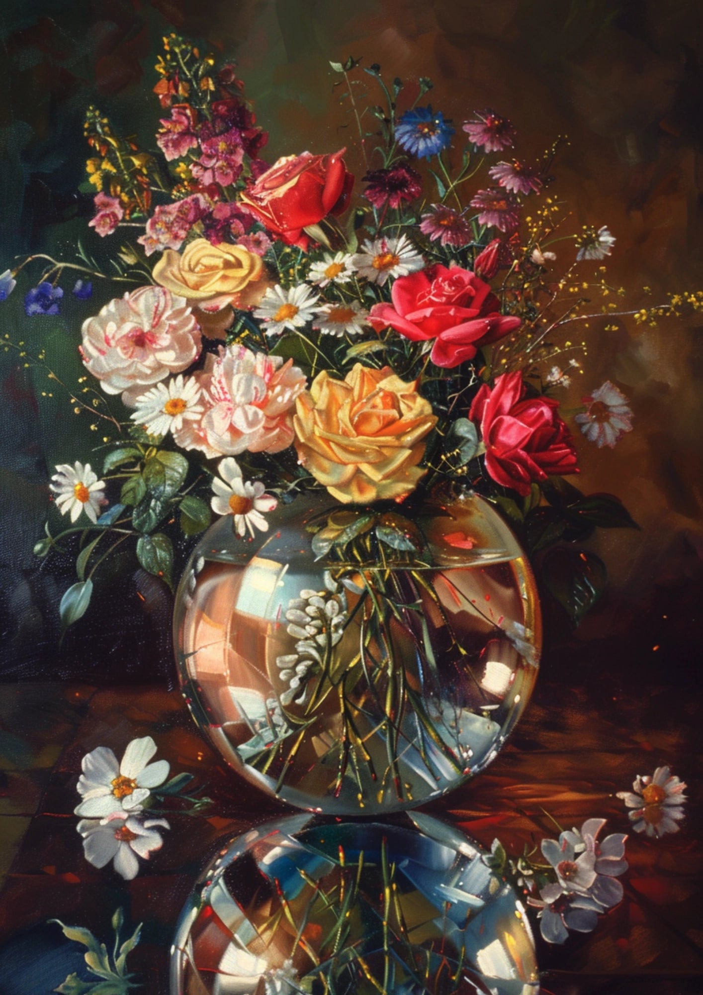 Kwiatowy Rozkwit Wspomnień Plakat