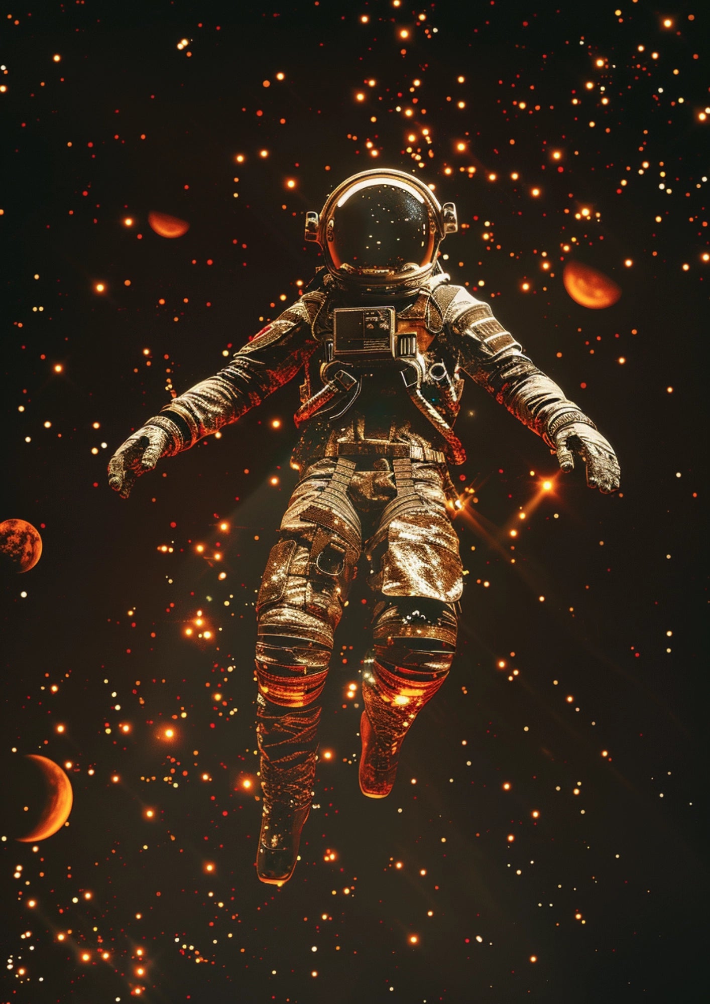 Kosmiczna Przygoda Astronauty Plakat