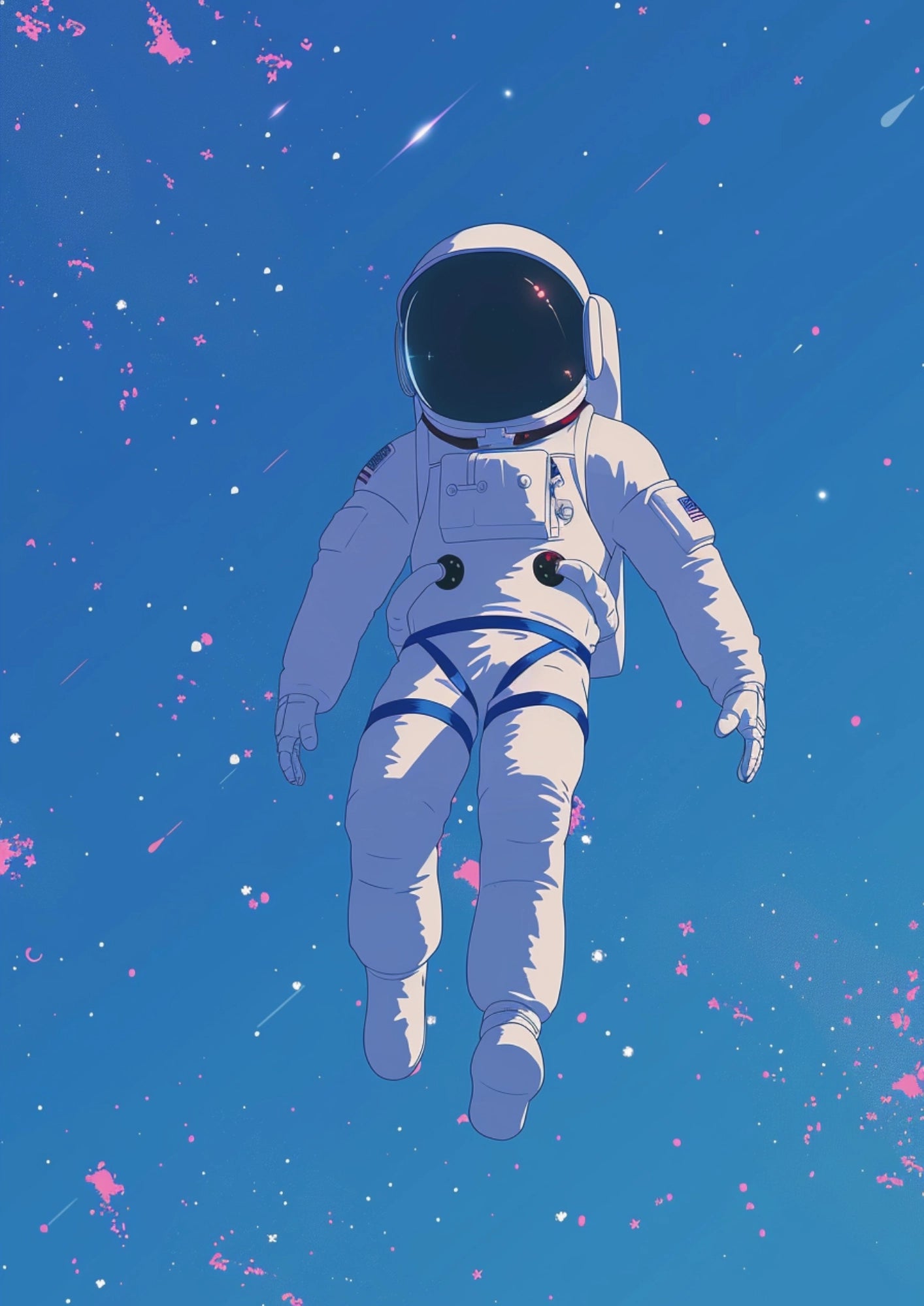 Kosmiczne Marzenia Astronauty Plakat