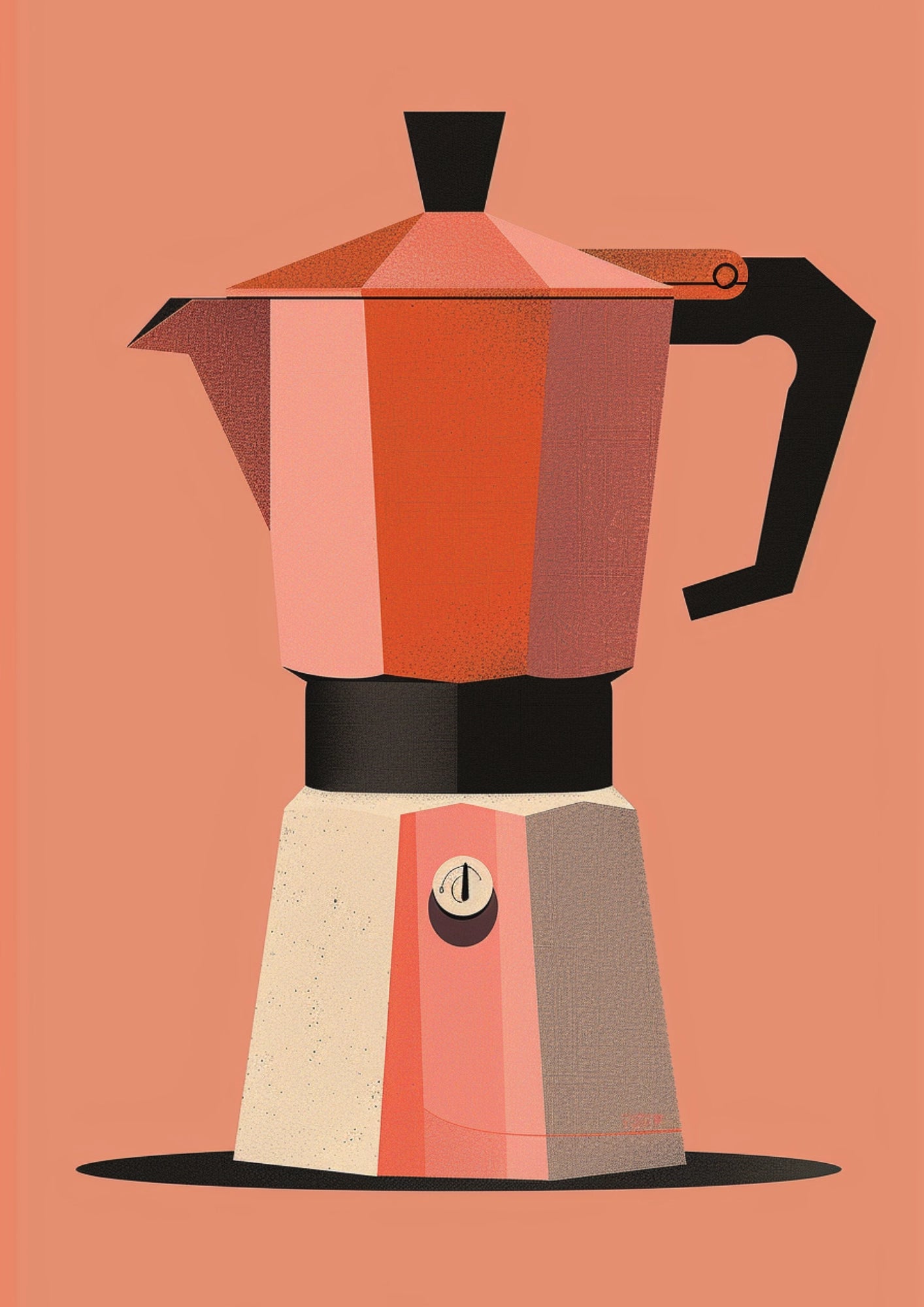 Kawa i Styl Retro Plakat