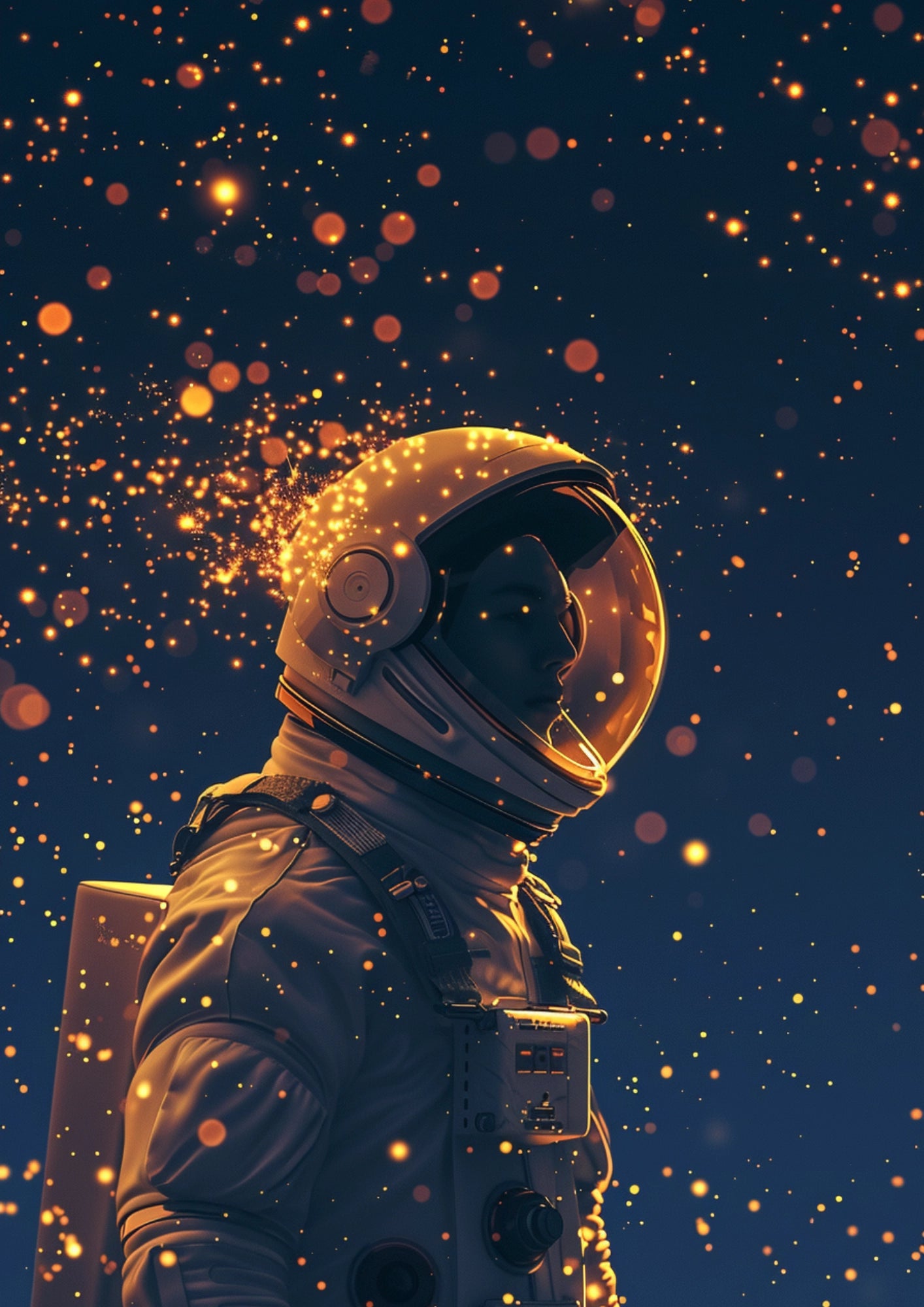 Kosmiczne Marzenia Astronauty Plakat