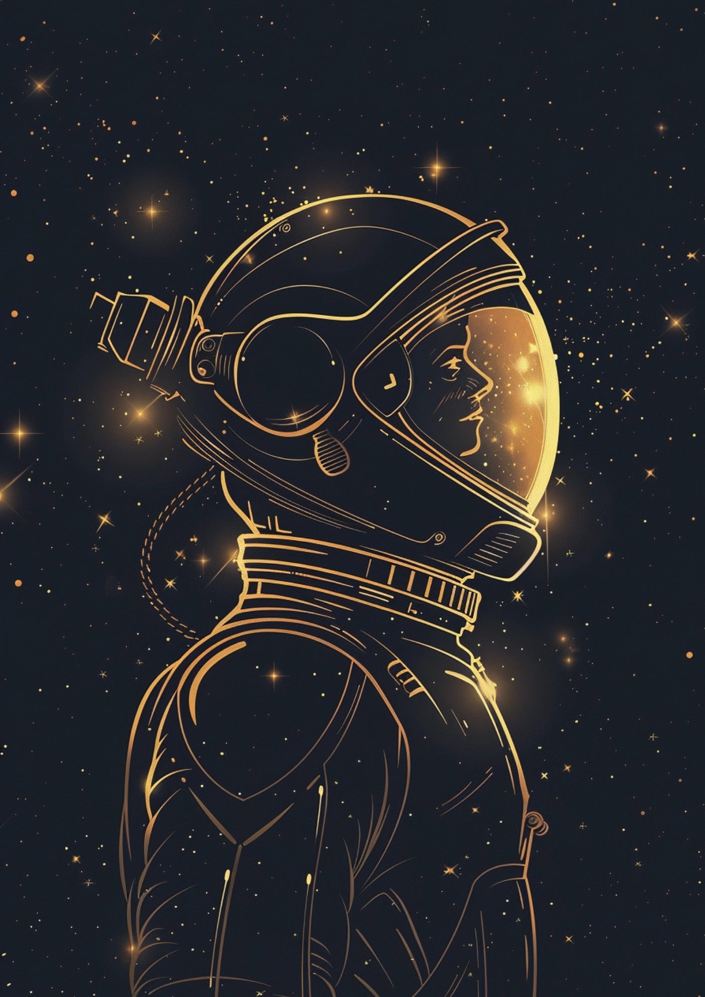 Kosmiczna Podróż Gwiezdny Plakat