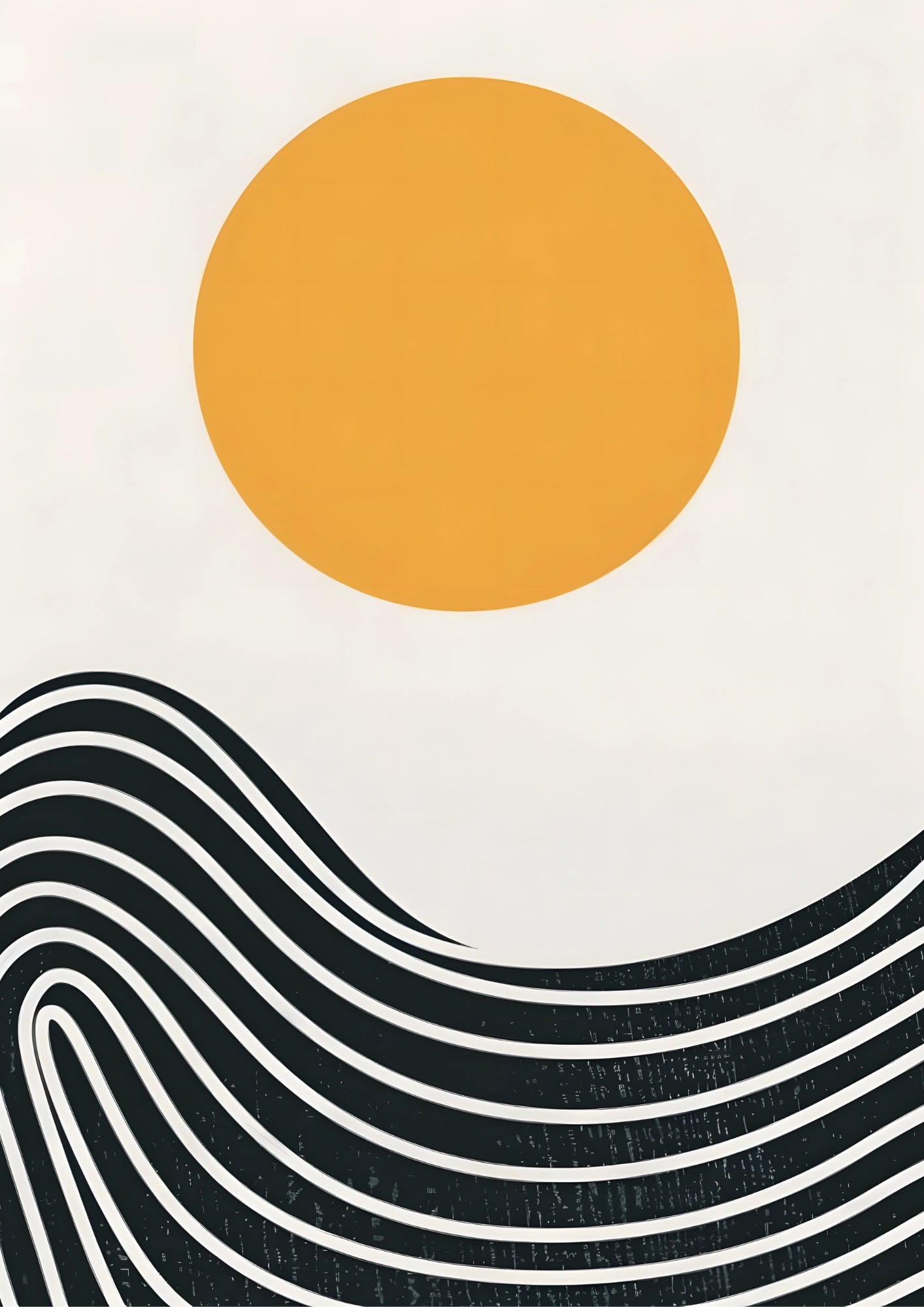 Słoneczny Spokój Fali Plakat