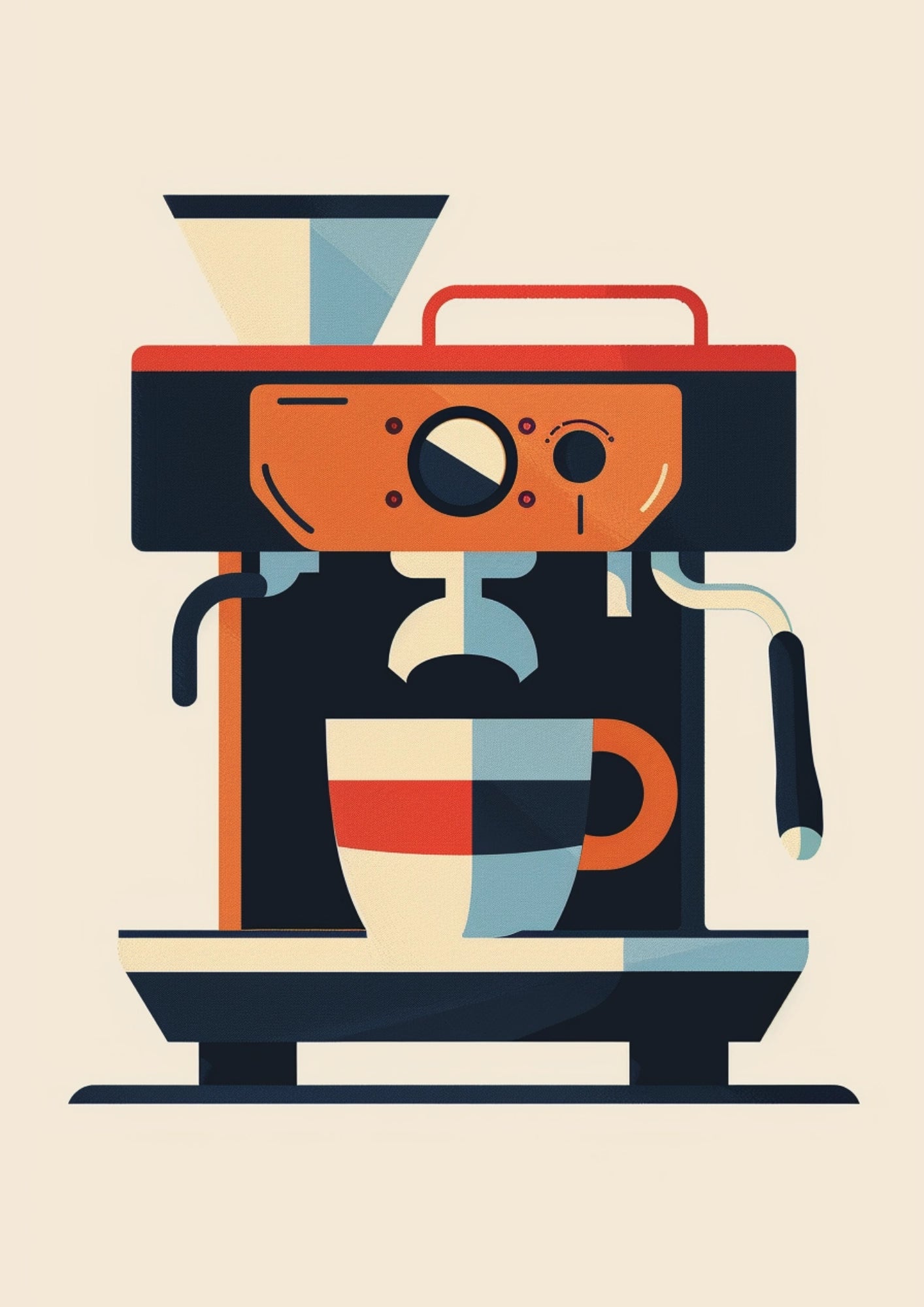 Kawa o Poranku Plakat