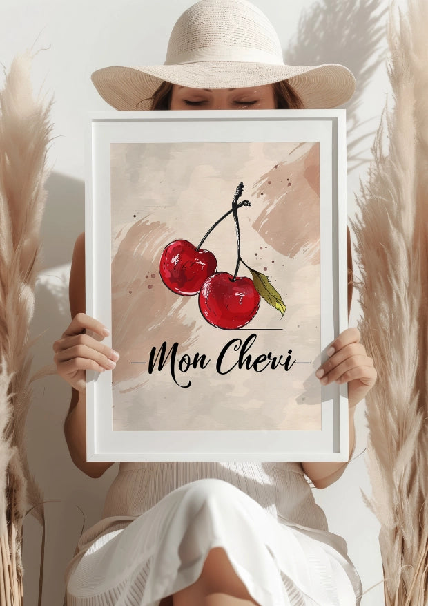 Soczyste Czerwone Wiśnie Plakat