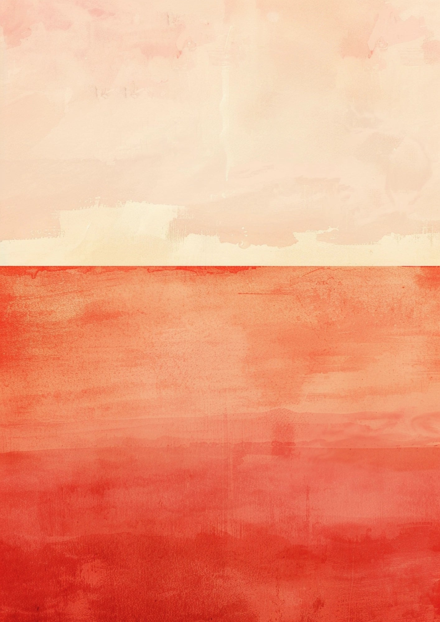 Letnia Mgła Różowy Horyzont Plakat