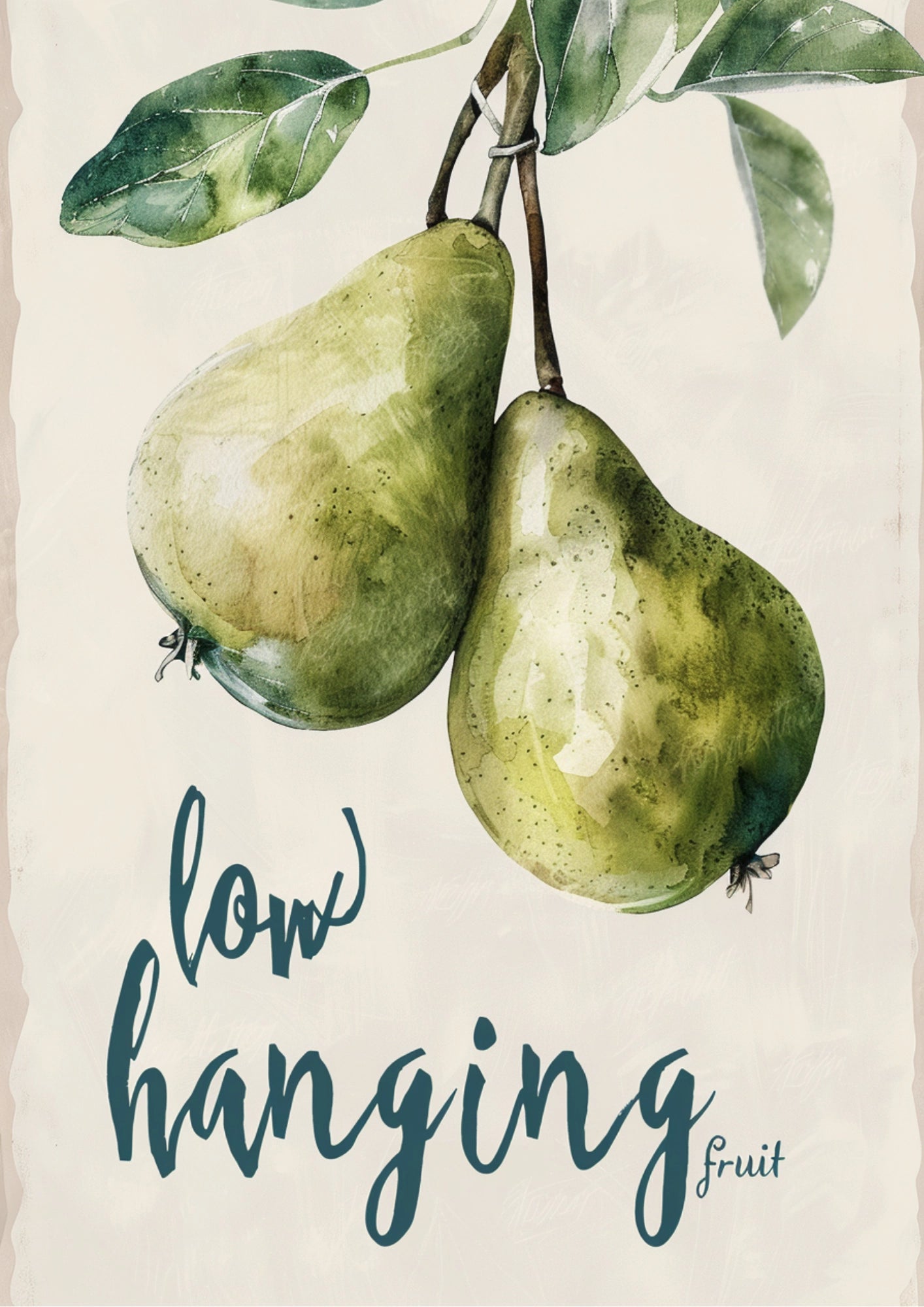 Gruszka w Artystycznym Ujęciu Plakat