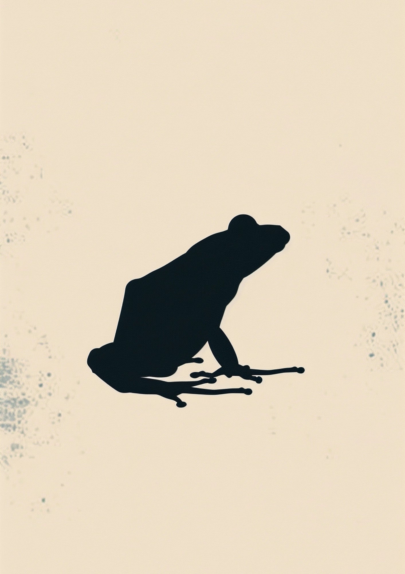 Żaba w Letnich Trawach Plakat