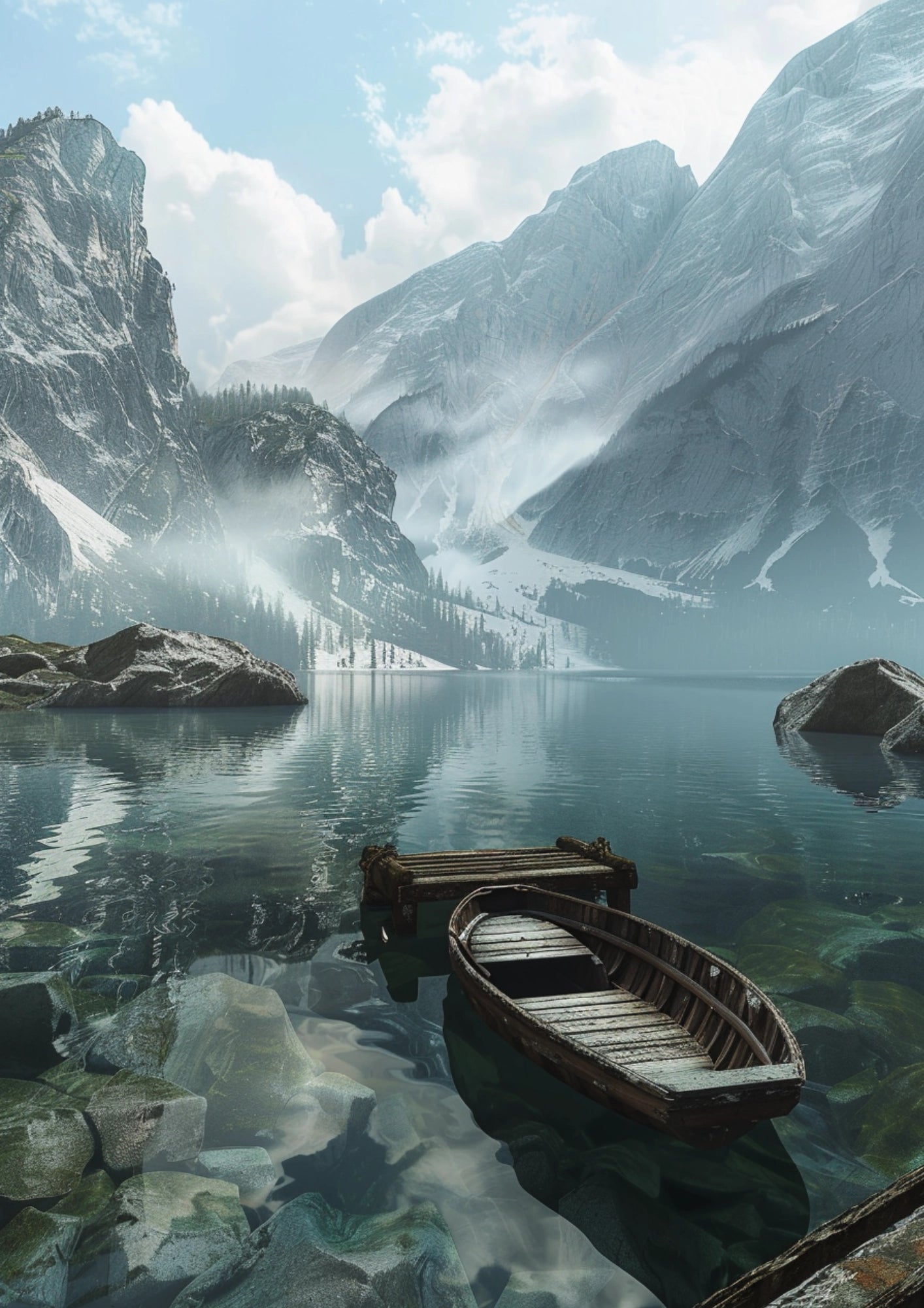 Spokój Górskiej Przystani Plakat