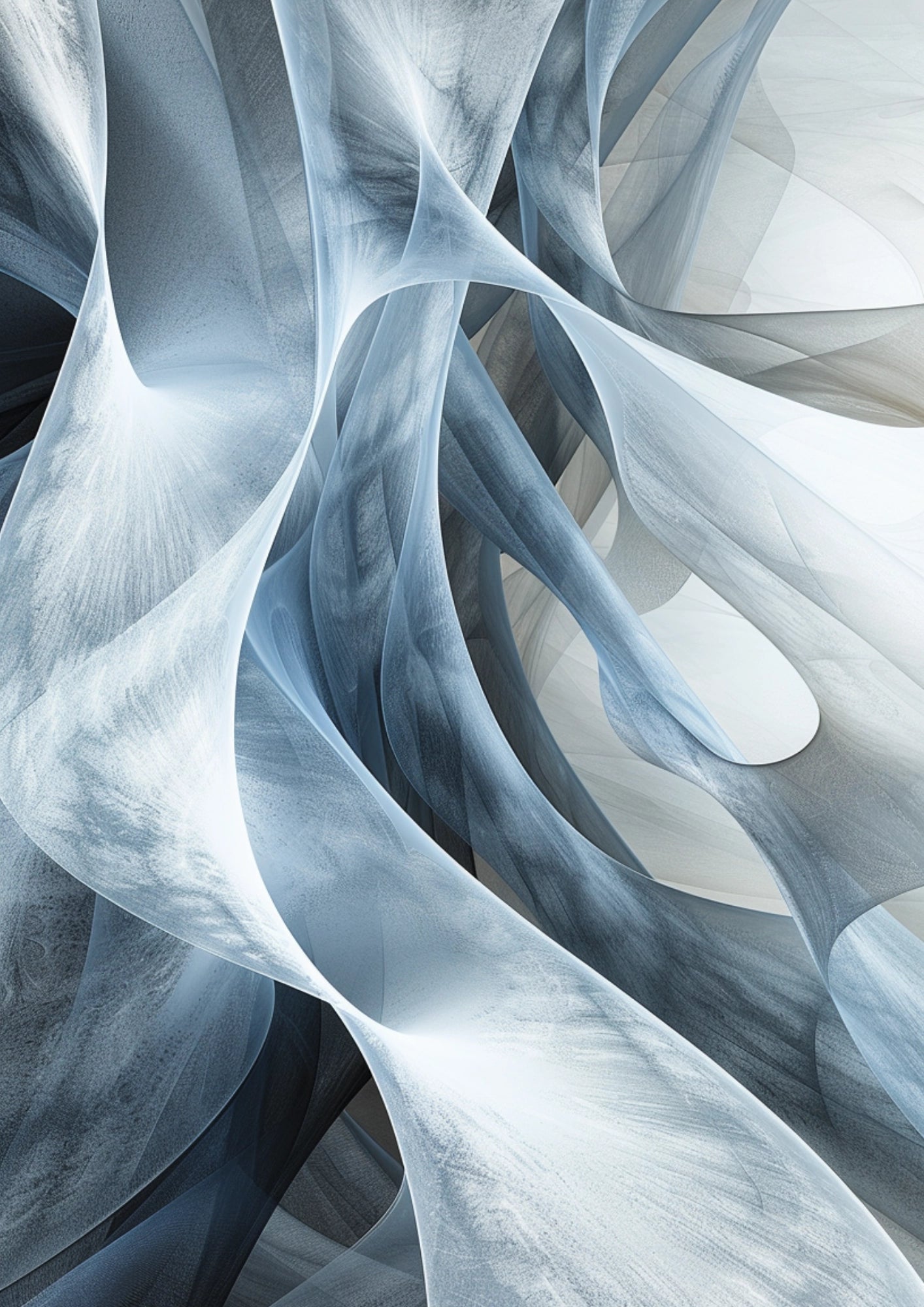 Abstrakcyjna Wibrująca Przestrzeń Plakat