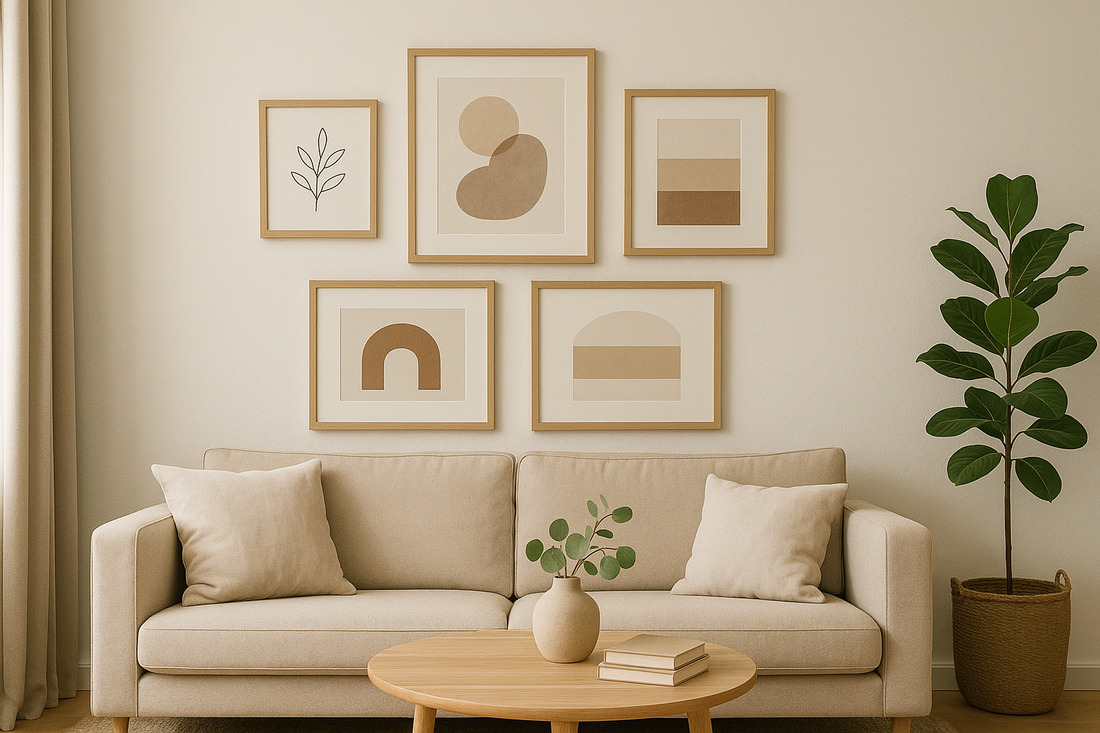 Jak ułożyć plakaty w dużym salonie? Poradnik tworzenia harmonijnej kompozycji