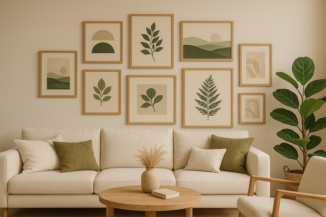 Jak ułożyć plakaty w dużym salonie? Poradnik tworzenia harmonijnej kompozycji