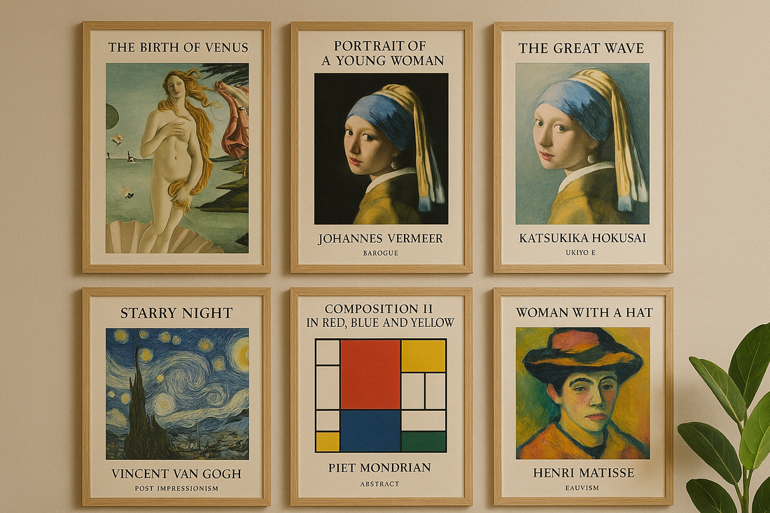 Historia sztuki na plakatach – podróż przez style i epoki