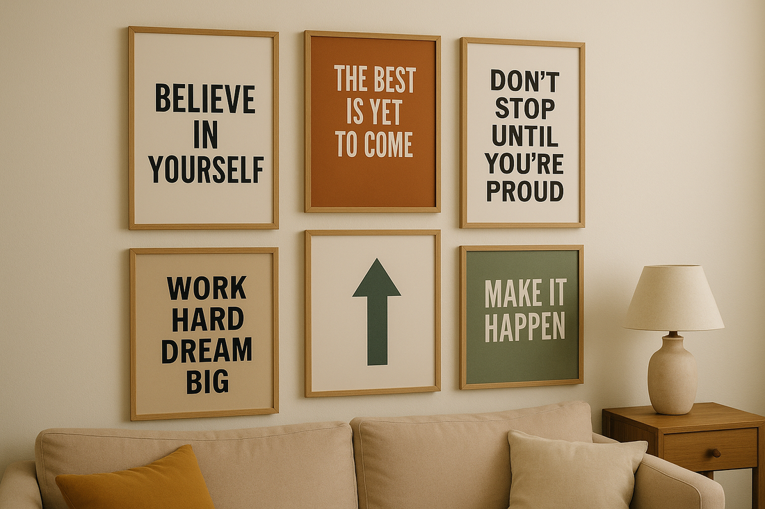 Plakaty motywacyjne i inspirujące – jak zmieniają naszą codzienność?