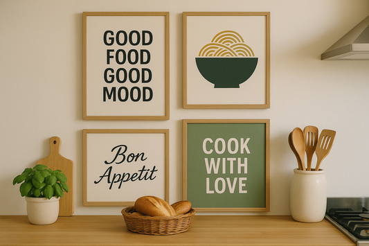 Plakaty w kuchni – praktyczne i stylowe pomysły na dekorację