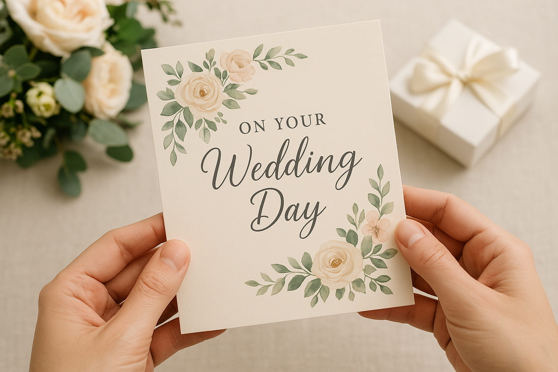 Oryginalne życzenia ślubne na kartkę – pomysły, cytaty i inspiracje