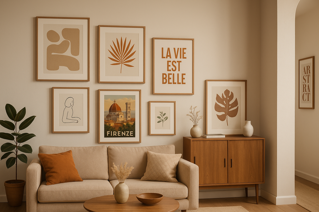 10 pomysłów na to, jak odmienić wnętrze za pomocą plakatów