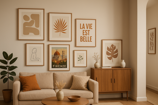 10 pomysłów na to, jak odmienić wnętrze za pomocą plakatów