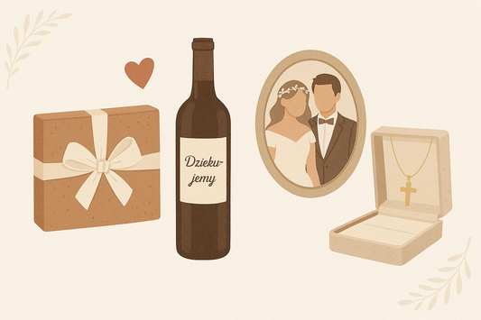 Podziękowania ślubne dla chrzestnych – pomysły na wyjątkowe prezenty