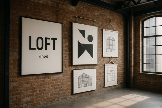 Styl loftowy z pazurem – jak wykorzystać plakaty w industrialnym wnętrzu?