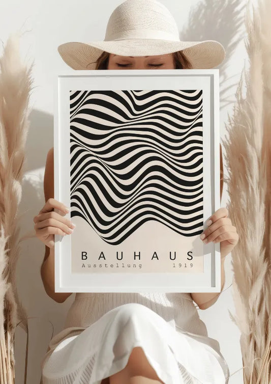 Bauhausowa Dynamika Fal Plakat